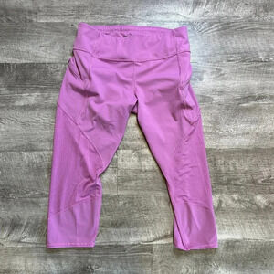 Athleta Mesh Contender Powerlift Leggings in Violet Blush Size Large